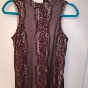 Maroon lace dress!!
